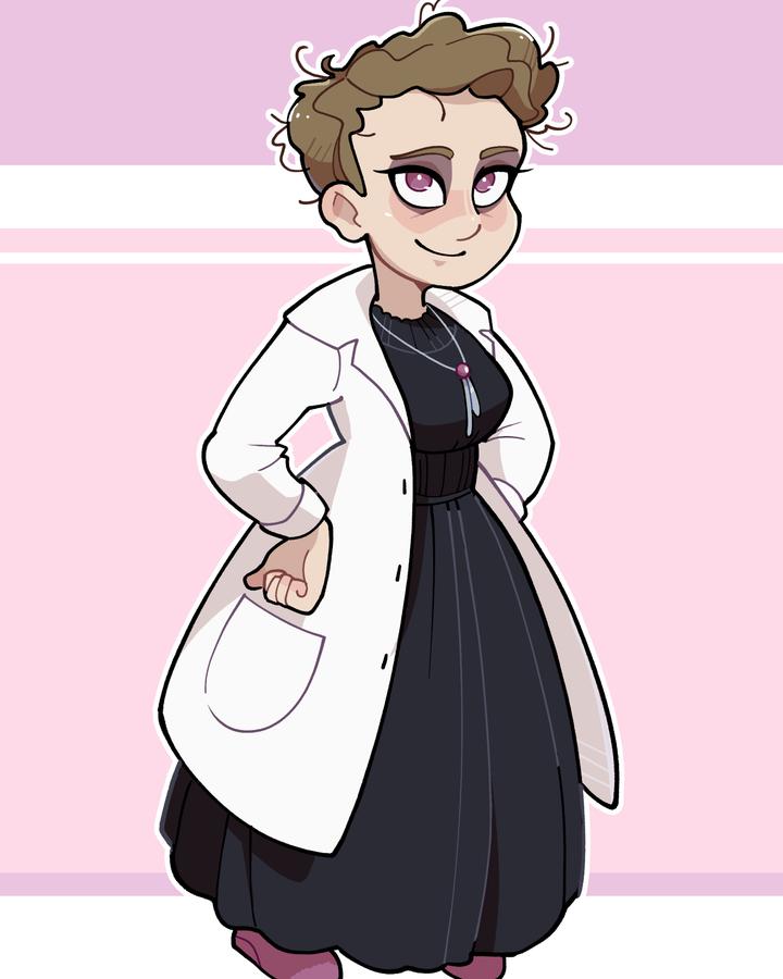 Curium character illustration