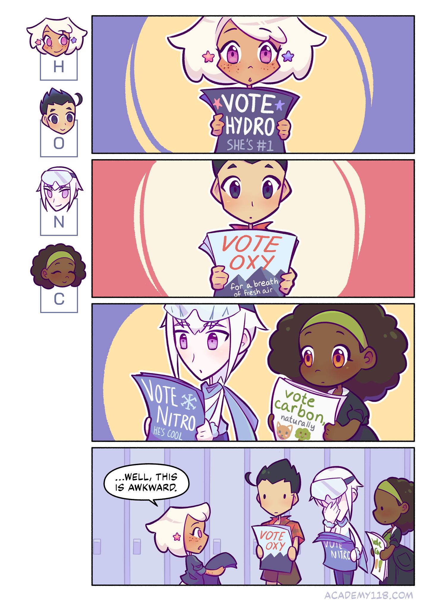 Hydrogen for President comic page 5