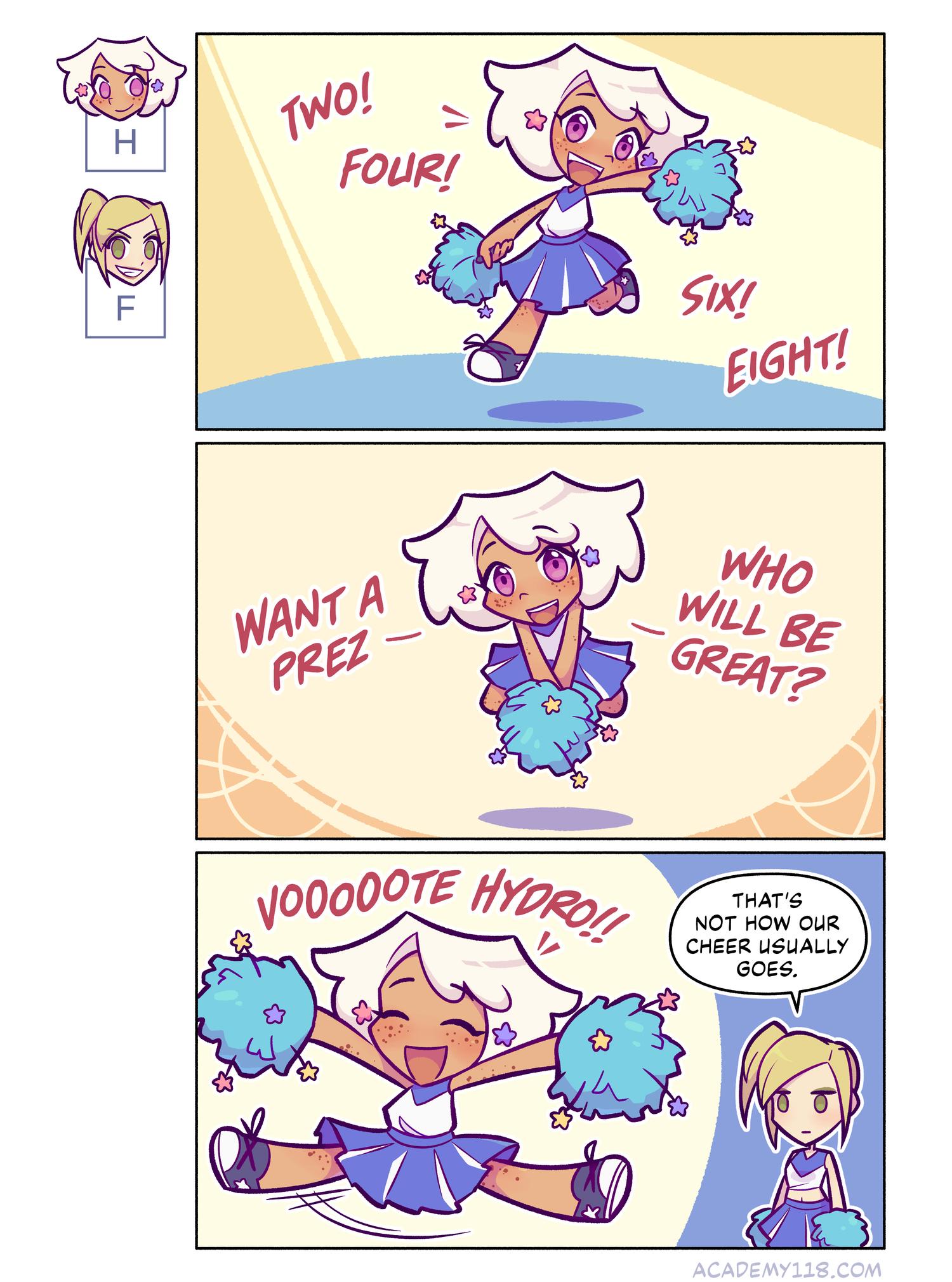 Hydrogen for President comic page 18