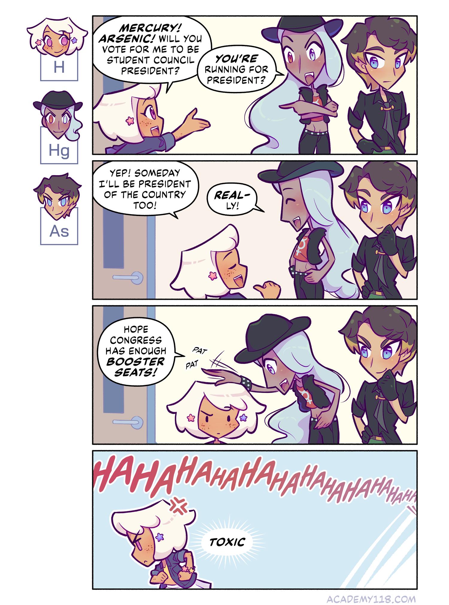 Hydrogen for President comic page 19