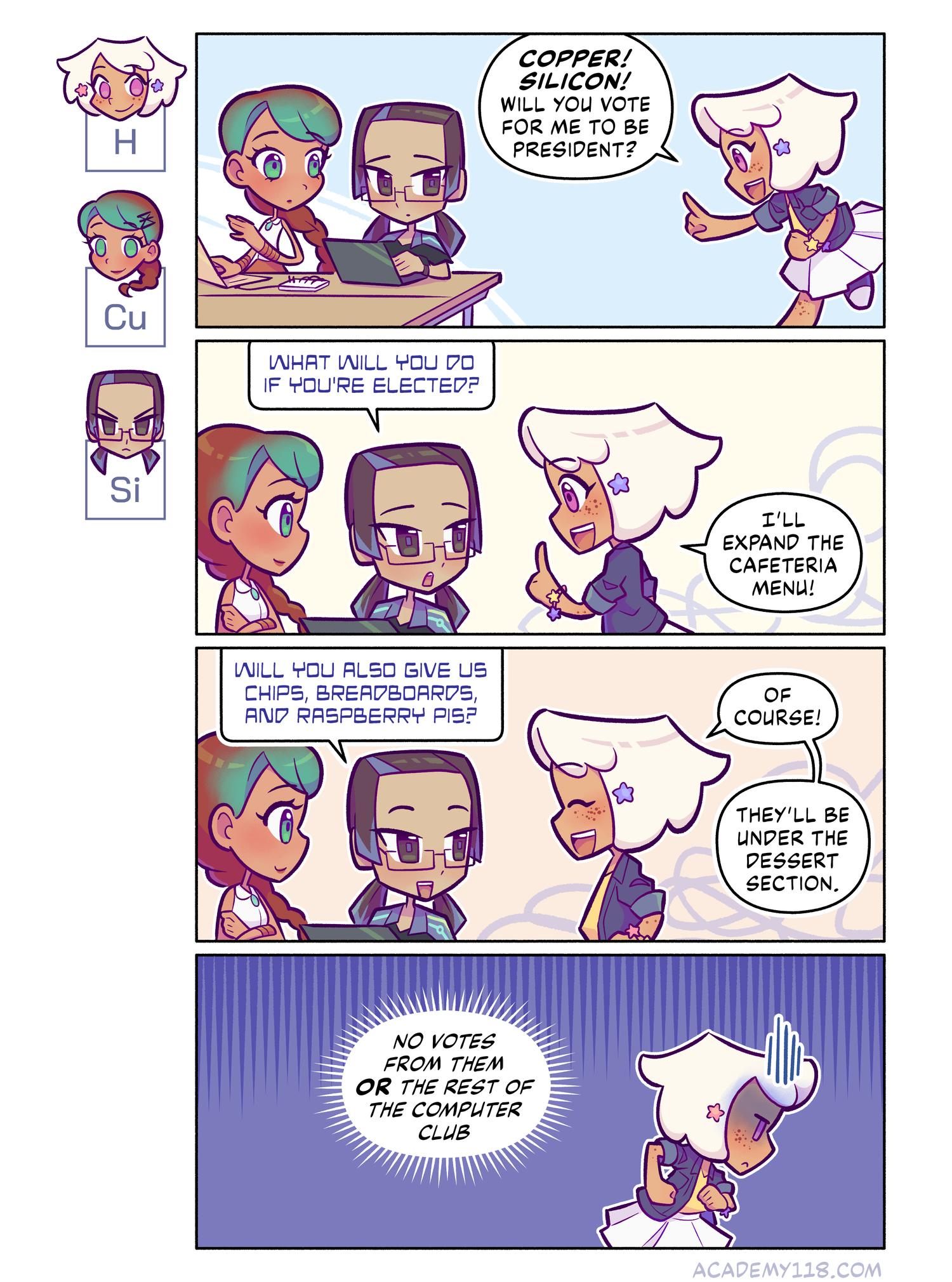 Hydrogen for President comic page 28